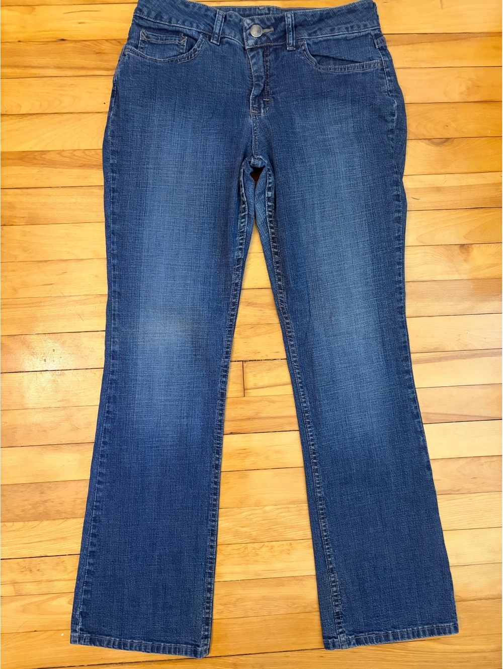 Riders by Lee Midrise Bootcut Jeans Size 8M Blue Denim
